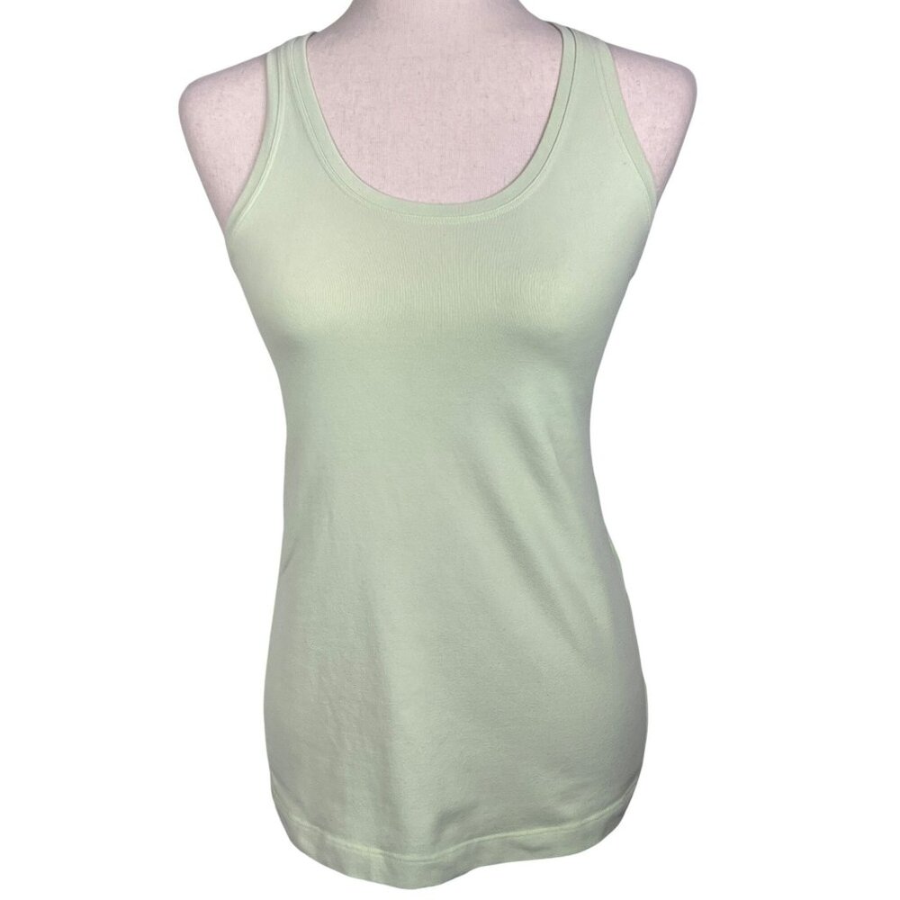 LULULEMON Cool Racerback Tank Top Faded Zap (Green) Sz 6 EUC